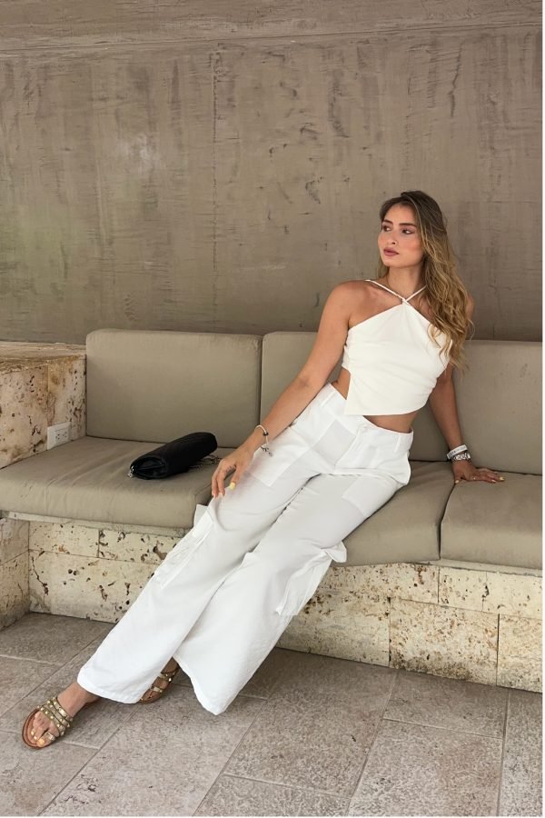 Sand crop top - Imagen 9