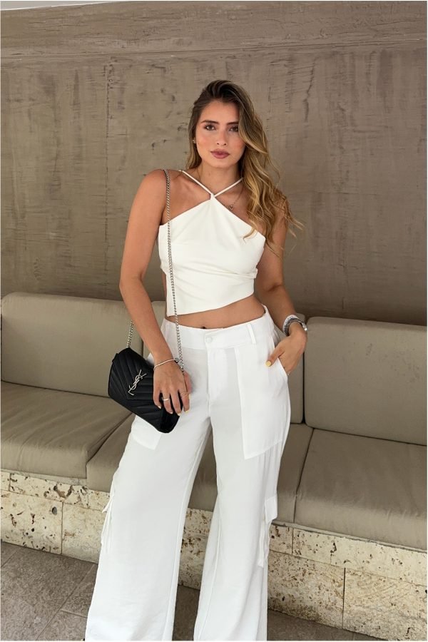 Sand crop top - Imagen 7